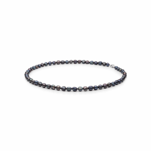 Gaura Pearls Barokk Édesvízi Gyöngysor Nyaklánc Ródiumozott 925 ezüsttel