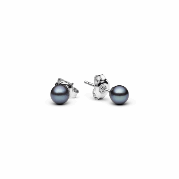 Gaura Pearls Sósvízi Tahiti Gyöngy Fülbevaló Ródiumozott 925 Ezüsttel