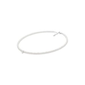 Gaura Pearls Édesvízi gyöngysor Nyaklánc Cirkónia kristály medállal Ródiumozott 925 Ezüsttel