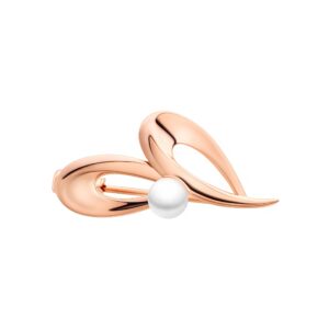 Gaura Pearls Édesvízi Gyöngy Bross 14K rose gold bevonatú 925 Ezüsttel